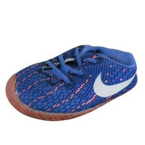 Nike Boys Sneaker KD Sz T 4‎ Medium Blue Synthetic Slip On